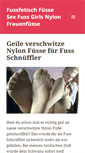 Mobile Screenshot of fuss-fetisch.org